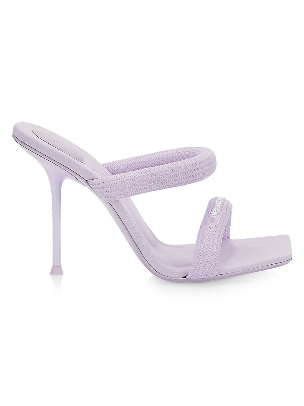 Alexander Wang Julia Lavender Stiletto Double-Strap Mule